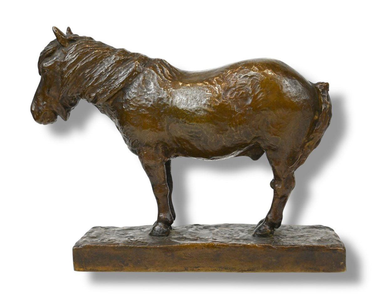 Agnes Lunn - Pony in Bronzo - Danimarca - Inizio XX Secolo-photo-1